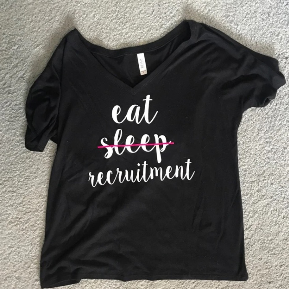 Eat Sleep Recruitment Shirt